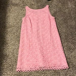 Kate spade leaf lace shift dress